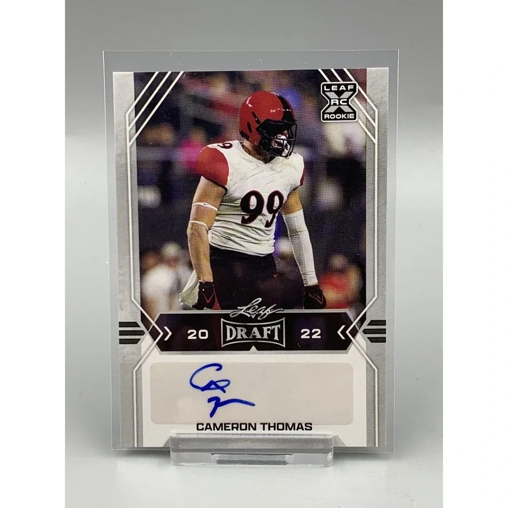 Cameron Thomas Autograph‎ Rookie 2022 Leaf Draft #BA-CT5 CARDINALS